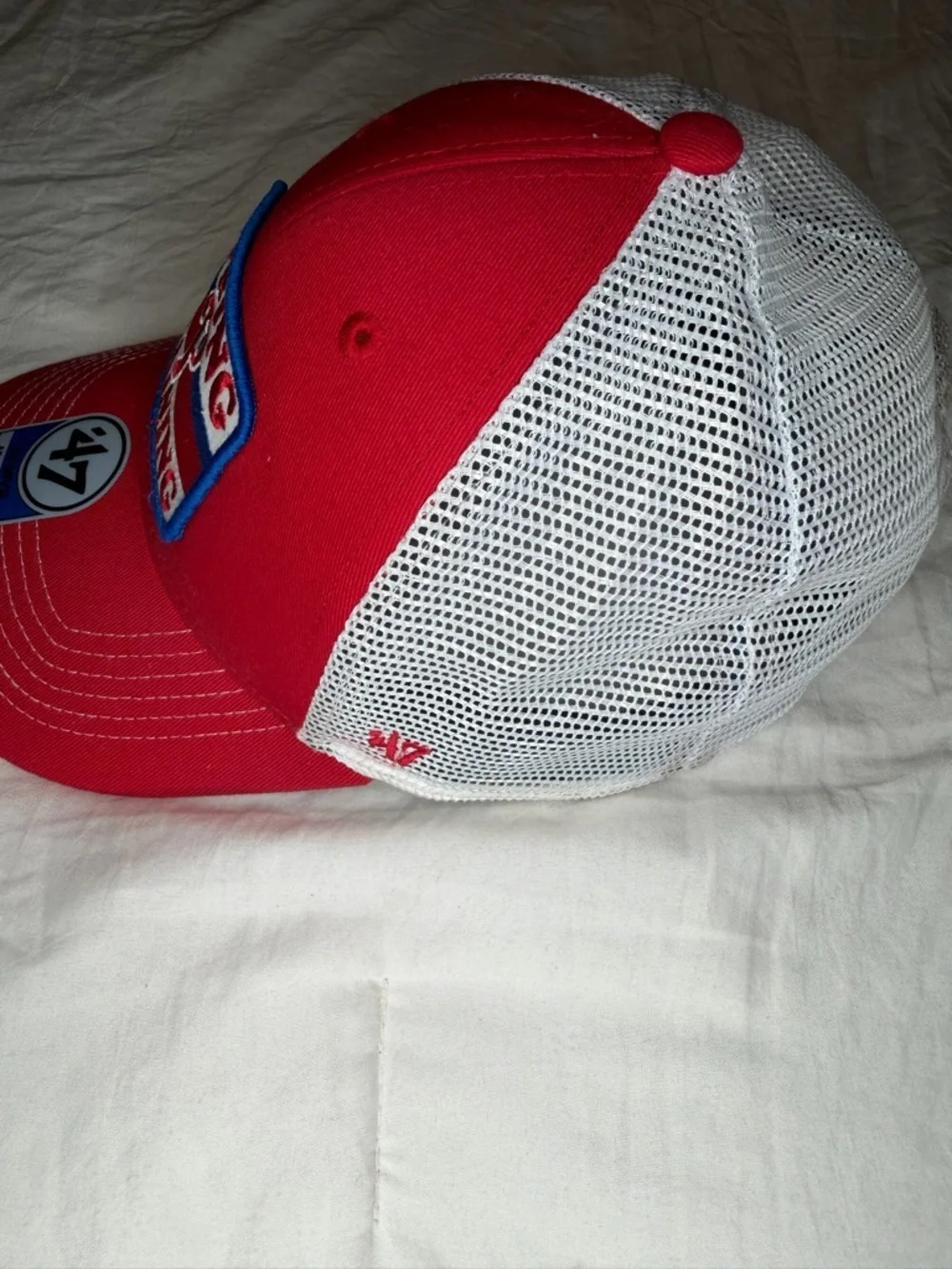 '47 Phila Phillies Spring Training Snap Back Trucker Hat Red White Kids - NWT